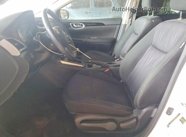 3N1AB7AP9KY368384 2019 NISSAN SENTRA Black წინა სალონის ხედი