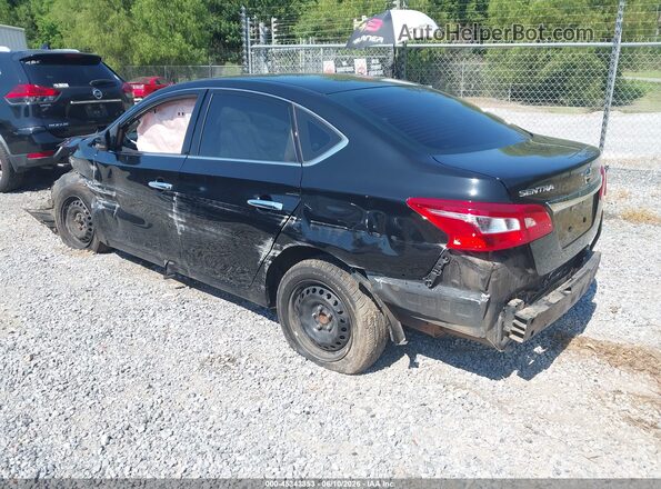 3N1AB7AP9KY383015 2019 NISSAN SENTRA Black უკანა მარცხენა
