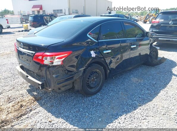 3N1AB7AP9KY383015 2019 NISSAN SENTRA Black უკანა მარჯვენა