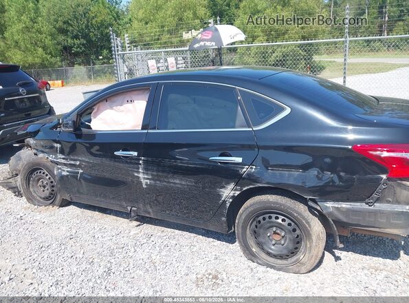 3N1AB7AP9KY383015 2019 NISSAN SENTRA Black სალონის 360-გრადუსიანი ხედი
