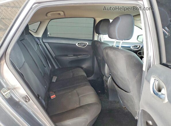 3N1AB7AP9KY392670 2019 NISSAN SENTRA Gray Widok tylnych siedzeń