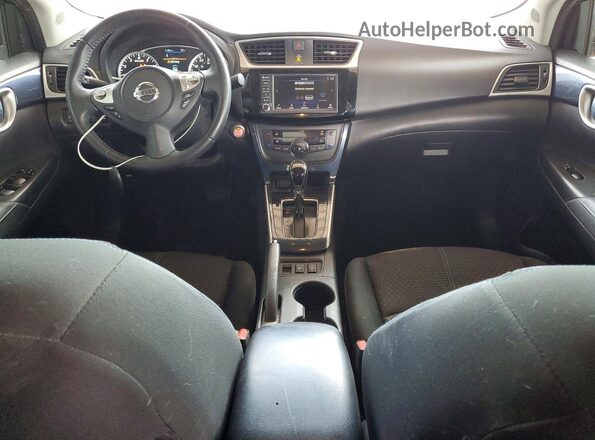 3N1AB7AP9KY392670 2019 NISSAN SENTRA Gray Widok deski rozdzielczej