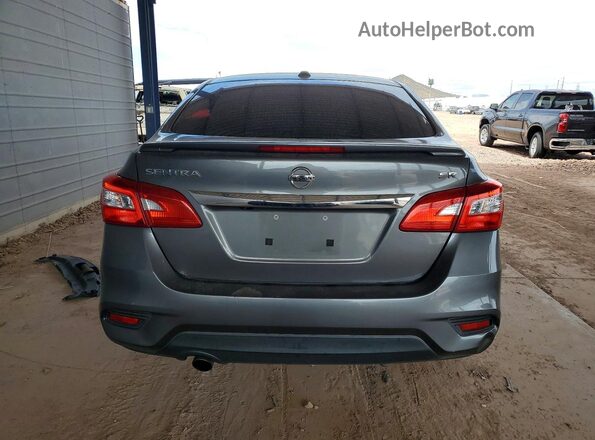 3N1AB7AP9KY392670 2019 NISSAN SENTRA Gray Widok z tyłu