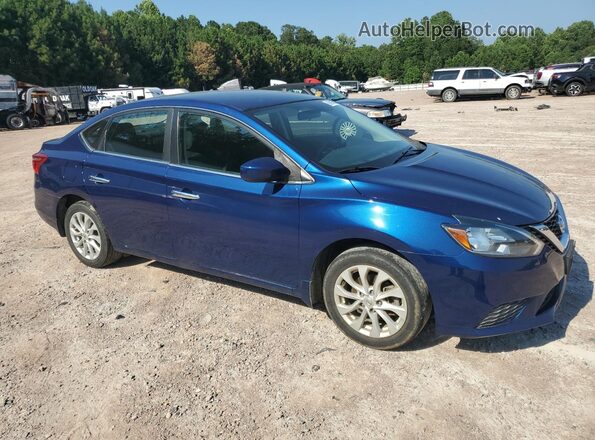 3N1AB7AP9KY396167 2019 NISSAN SENTRA Blue 