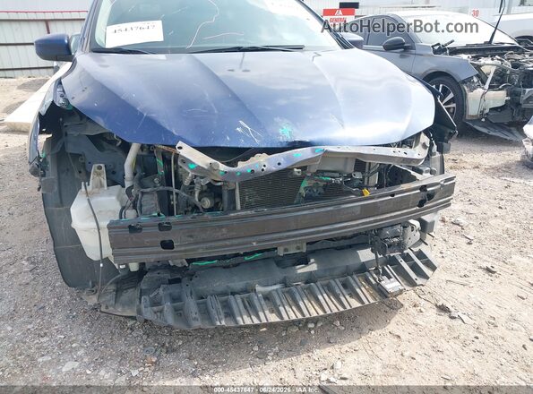 3N1AB7AP9KY407619 2019 NISSAN SENTRA Blue Widok z przodu