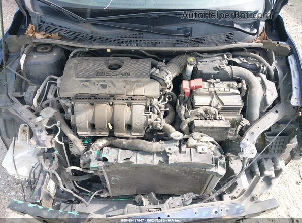 3N1AB7AP9KY407619 2019 NISSAN SENTRA Blue Widok z tyłu