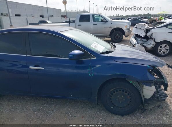 3N1AB7AP9KY407619 2019 NISSAN SENTRA Blue Widok wnętrza 360 stopni