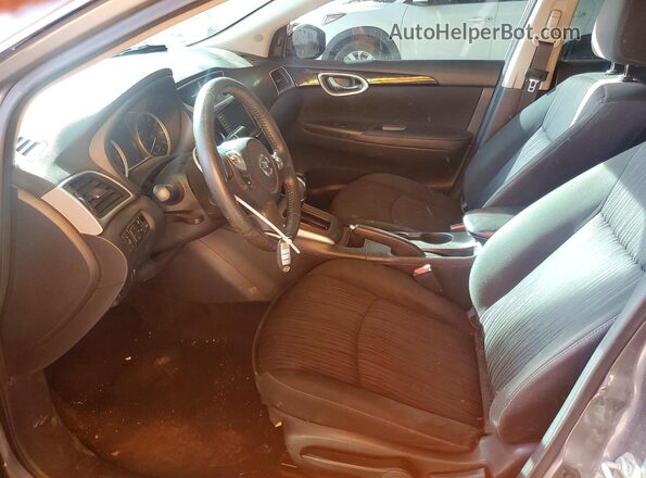 3N1AB7AP9KY410133 2019 NISSAN SENTRA Gray Вид салону спереду