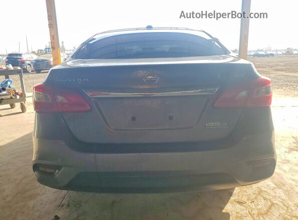 3N1AB7AP9KY410133 2019 NISSAN SENTRA Gray Вид ззаду