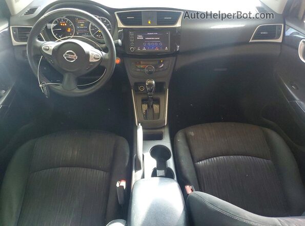3N1AB7AP9KY410133 2019 NISSAN SENTRA Gray Вид панелі приладів