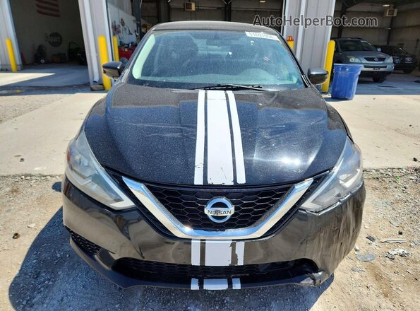 3N1AB7AP9KY415378 2019 NISSAN SENTRA Black Widok z przodu