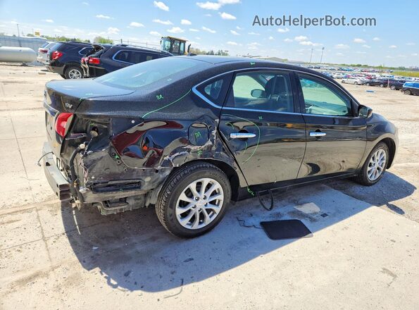 3N1AB7AP9KY415378 2019 NISSAN SENTRA Black Tył prawy