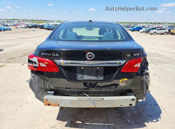 3N1AB7AP9KY415378 2019 NISSAN SENTRA Black Widok z tyłu