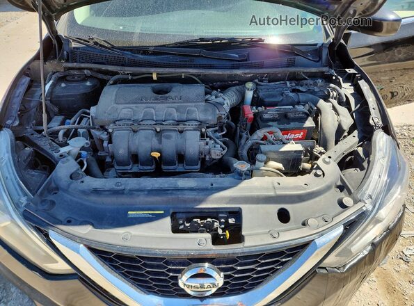 3N1AB7AP9KY415378 2019 NISSAN SENTRA Black Widok wnętrza z tyłu