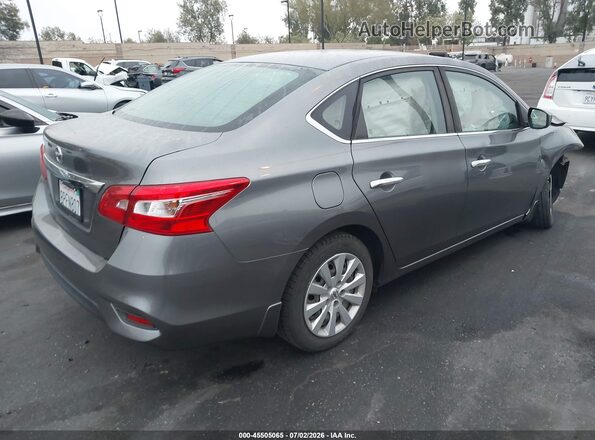 3N1AB7AP9KY423660 2019 NISSAN SENTRA Gray Tył prawy