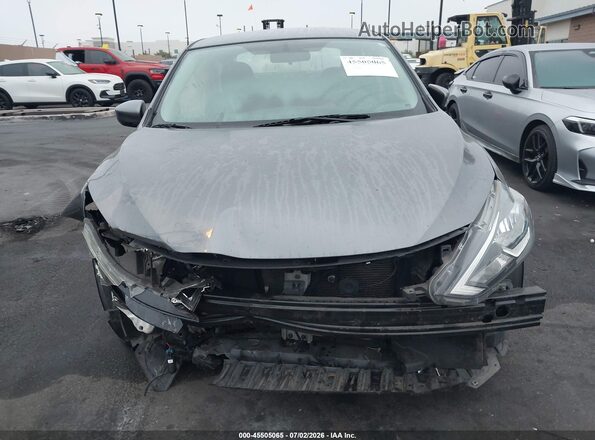 3N1AB7AP9KY423660 2019 NISSAN SENTRA Gray Widok wnętrza z tyłu