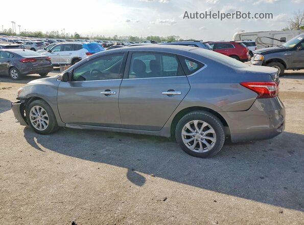 3N1AB7AP9KY430852 2019 NISSAN SENTRA Silver Հետևի ձախ
