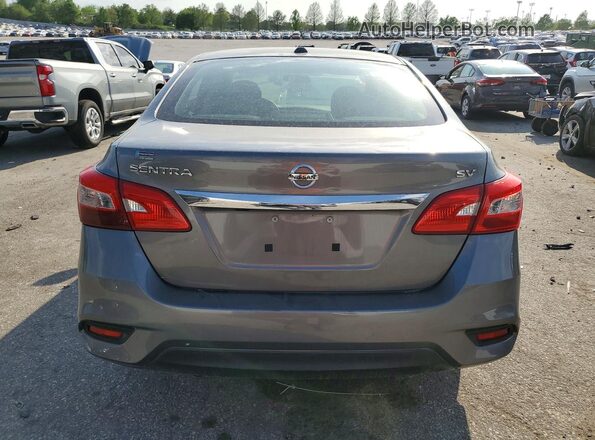 3N1AB7AP9KY430852 2019 NISSAN SENTRA Silver Հետևի տեսք