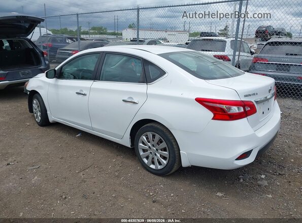 3N1AB7AP9KY443794 2019 NISSAN SENTRA White Задня ліва чверть