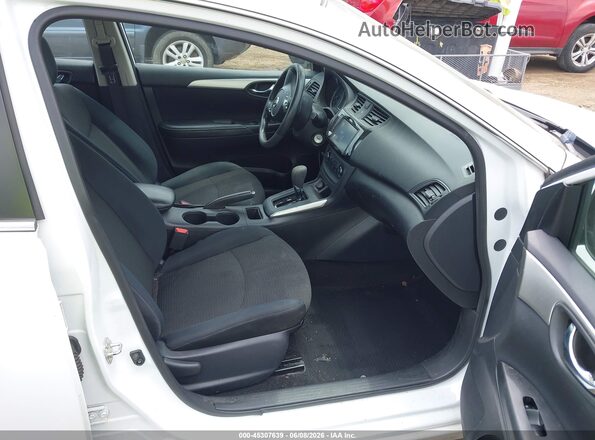3N1AB7AP9KY443794 2019 NISSAN SENTRA White Вид салону спереду