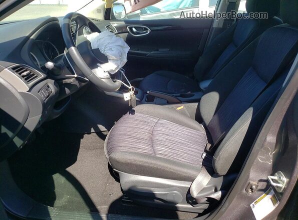3N1AB7AP9KY455203 2019 NISSAN SENTRA Gray 