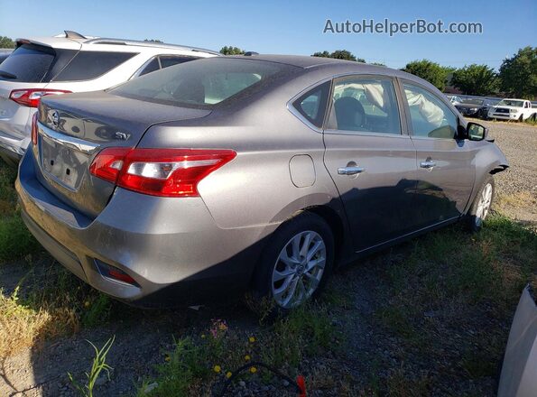 3N1AB7AP9KY455203 2019 NISSAN SENTRA Gray 