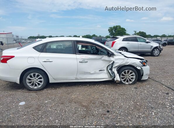 3N1AB7APOKY393139 2019 NISSAN SENTRA White 