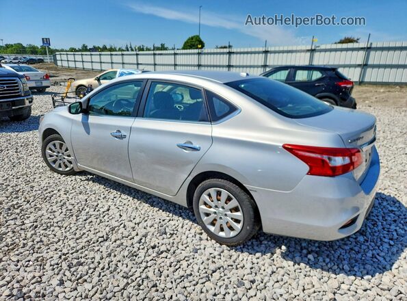 3N1AB7APXGL637089 2016 NISSAN SENTRA Silver Trasero izquierdo