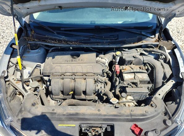 3N1AB7APXGL637089 2016 NISSAN SENTRA Silver Vista interior trasera