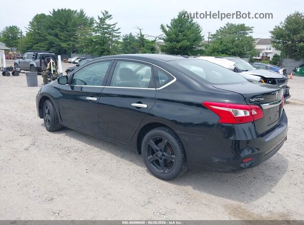 3N1AB7APXGL645452 2016 NISSAN SENTRA Black Задня ліва чверть