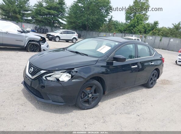 3N1AB7APXGL645452 2016 NISSAN SENTRA Black Передня ліва чверть