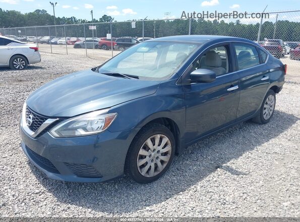 3N1AB7APXGL681366 2016 NISSAN SENTRA Navy Przód lewy