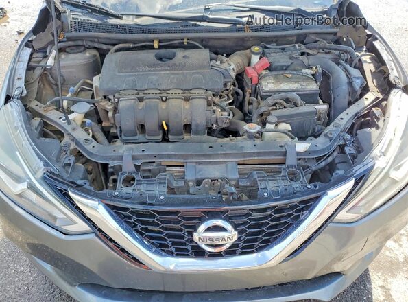 3N1AB7APXGY219179 2016 NISSAN SENTRA Gray Vista interior trasera