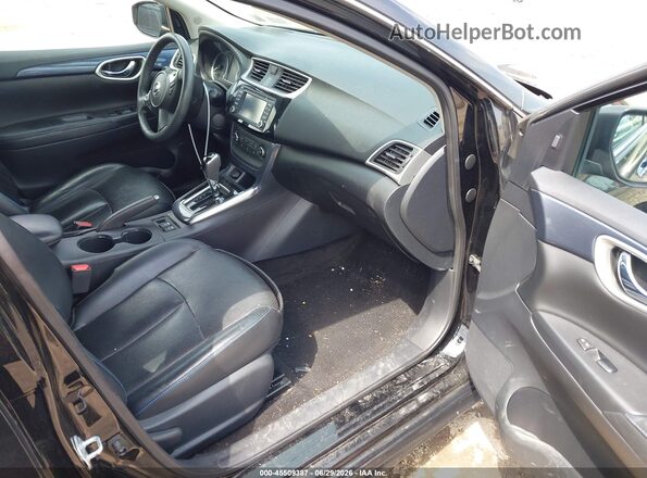 3N1AB7APXGY225483 2016 NISSAN SENTRA Black წინა სალონის ხედი