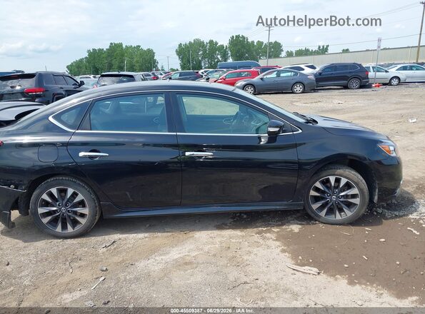 3N1AB7APXGY225483 2016 NISSAN SENTRA Black უკანა სალონის ხედი