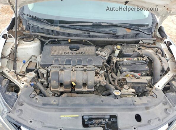 3N1AB7APXGY232420 2016 NISSAN SENTRA White Widok wnętrza z tyłu