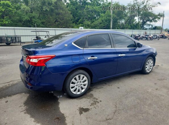 3N1AB7APXGY275719 2016 NISSAN SENTRA Blue Tył prawy