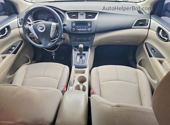 3N1AB7APXGY275719 2016 NISSAN SENTRA Blue Widok deski rozdzielczej