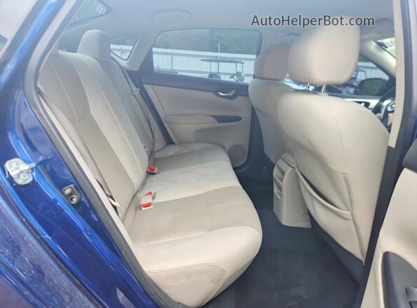3N1AB7APXGY275719 2016 NISSAN SENTRA Blue Widok tylnych siedzeń