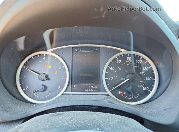 3N1AB7APXGY278670 2016 NISSAN SENTRA Gray Instrument cluster view