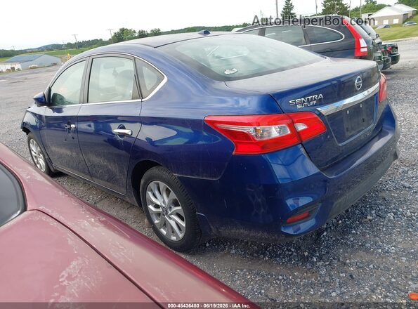 3N1AB7APXGY283920 2016 NISSAN SENTRA Синий Задняя левая четверть