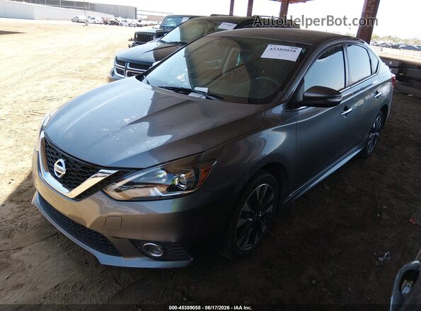 3N1AB7APXGY287319 2016 NISSAN SENTRA Gray Przód lewy