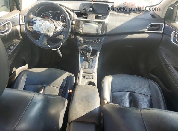3N1AB7APXGY298949 2016 NISSAN SENTRA White Вид панелі приладів