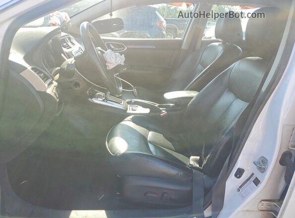 3N1AB7APXGY298949 2016 NISSAN SENTRA White Вид салону спереду