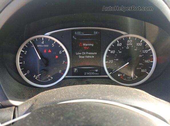 3N1AB7APXGY298949 2016 NISSAN SENTRA White Вид щитка приладів