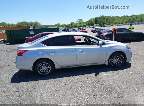 3N1AB7APXGY299891 2016 NISSAN SENTRA Серебряный Вид задней части салона