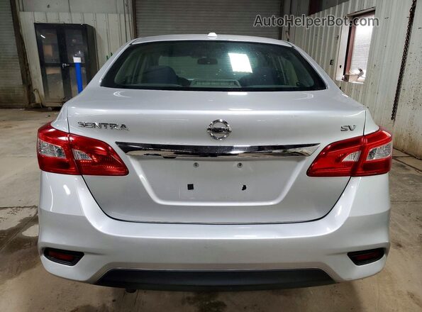 3N1AB7APXGY302174 2016 NISSAN SENTRA Silver Вид ззаду