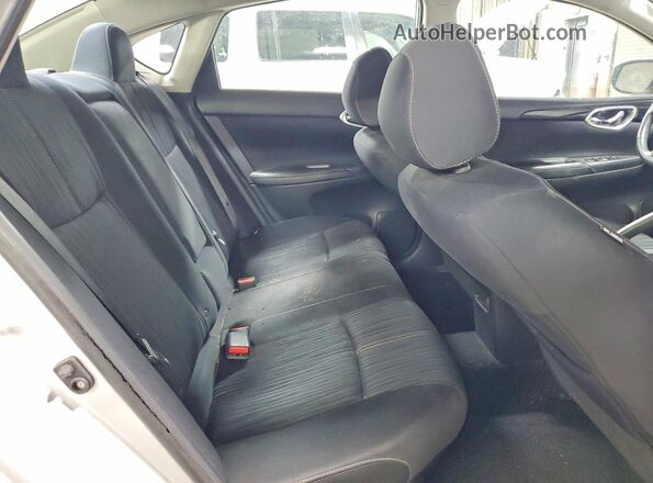 3N1AB7APXGY302174 2016 NISSAN SENTRA Silver Вид задніх сидінь