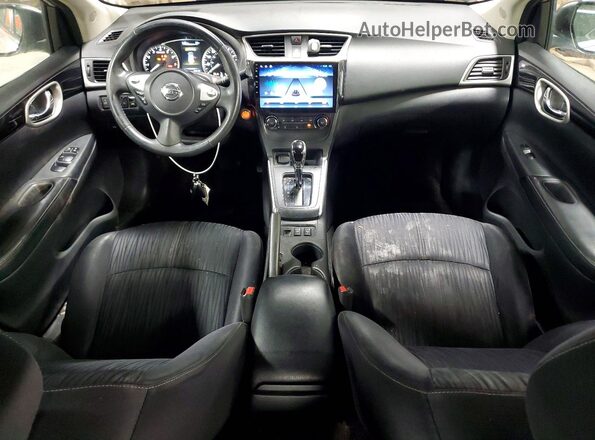 3N1AB7APXGY302174 2016 NISSAN SENTRA Silver Вид панелі приладів