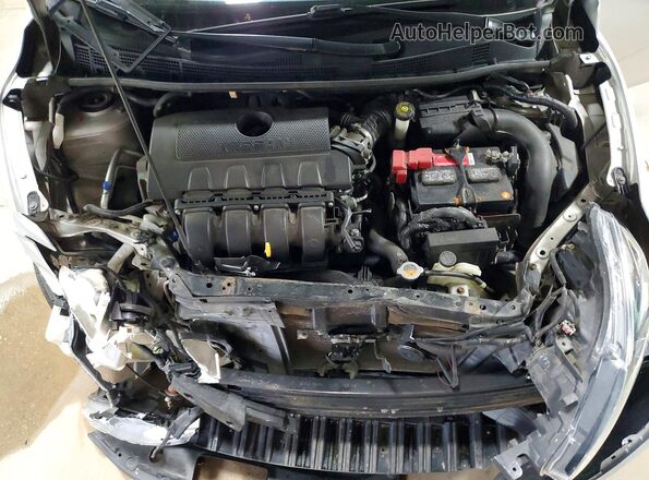3N1AB7APXGY302174 2016 NISSAN SENTRA Silver Вид задньої частини салону